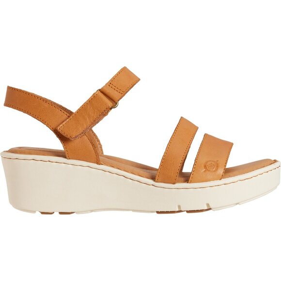 NEW Born Pawnee Wedge Sandals - Leather For Women  257 4M3T - Picture 1 of 6